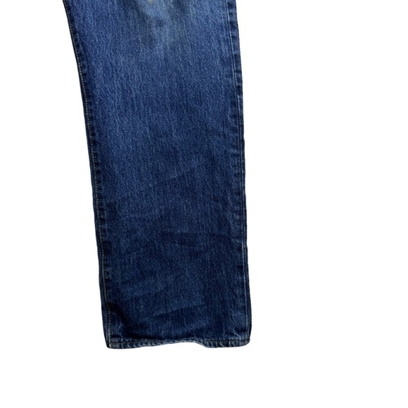Levi's 501 Original Fit Rigid Denim Straight Leg Retro Blue Jeans 38 - Picture 9 of 16